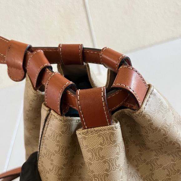 Celin vintage two way drawstring bucket bag - Picture 6 of 14